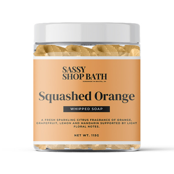 Squashed Orange Whipped Soap