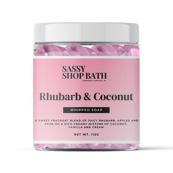Rhubarb & Coconut Whipped Soap